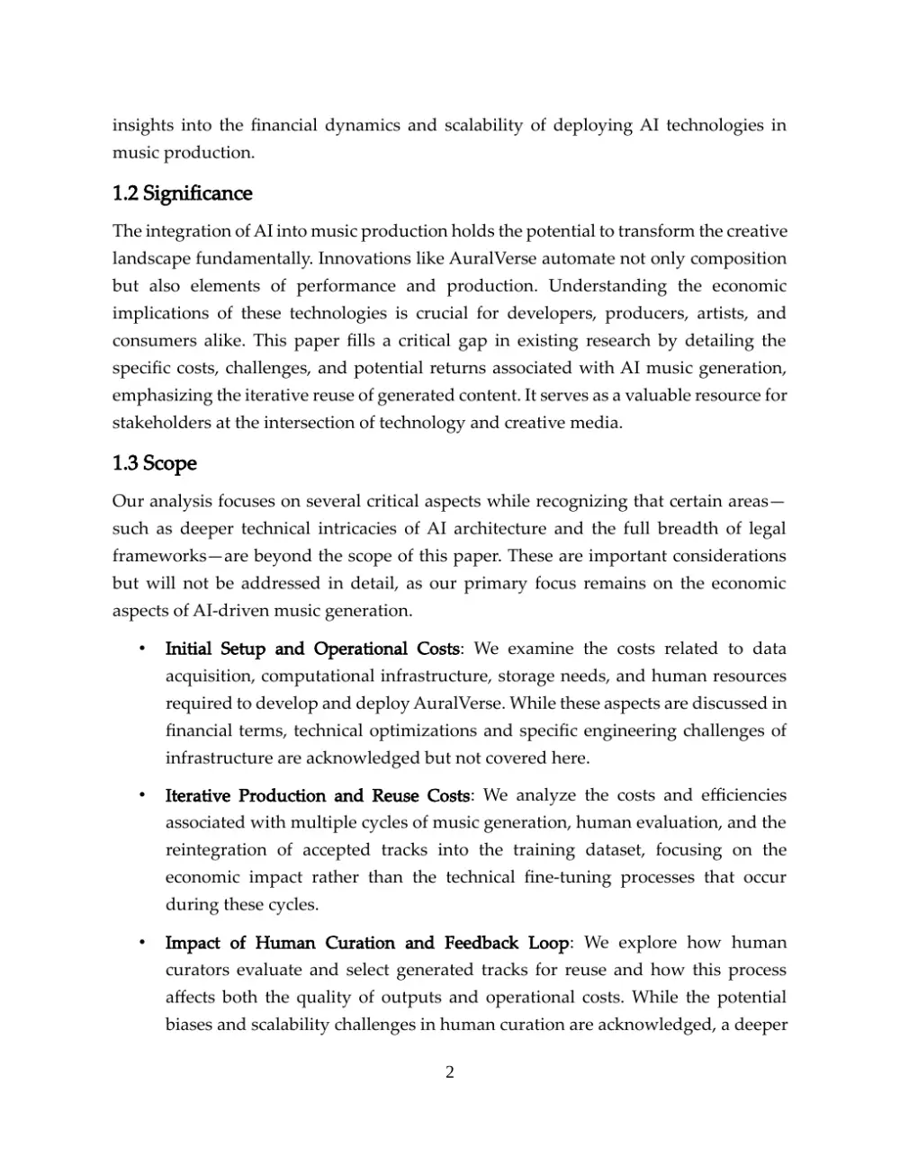 Page 2 of 25 of the economic paper