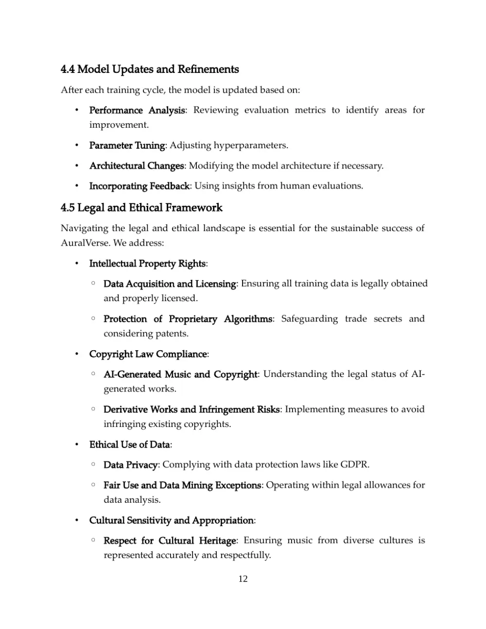 Page 12 of 25 of the economic paper